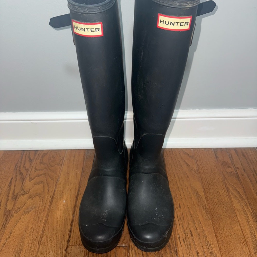Hunter Classic Navy Waterproof Boots